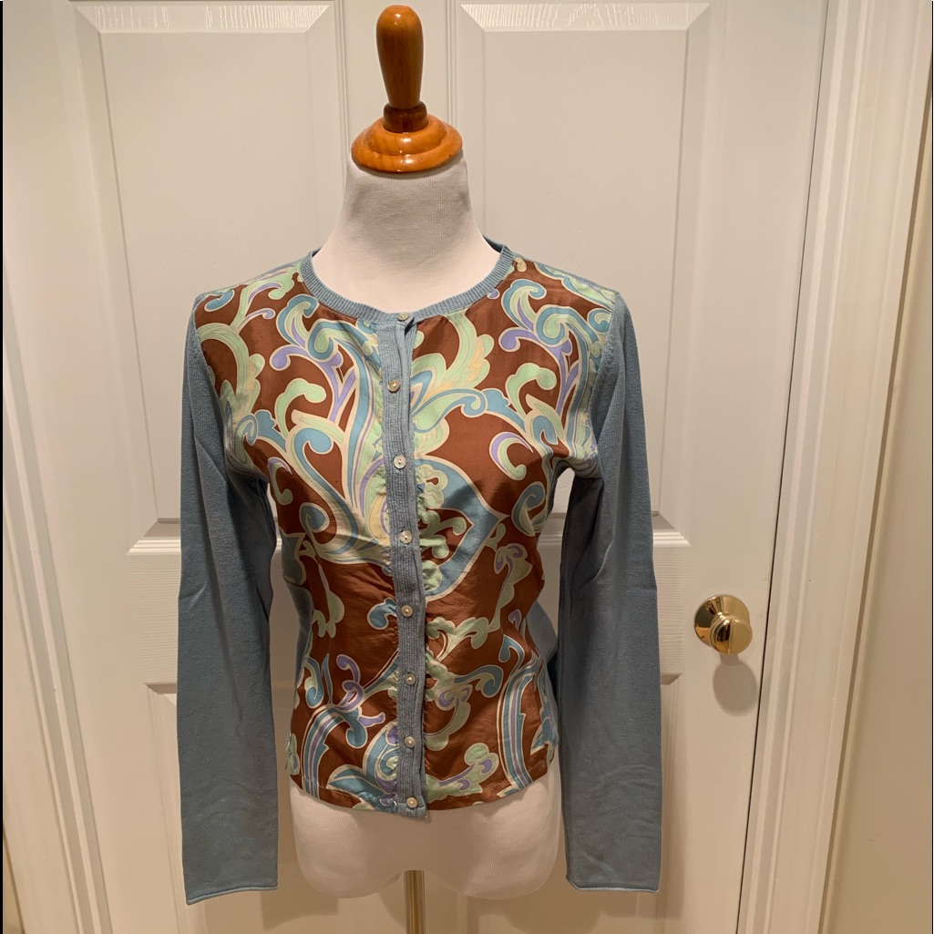 Anthropologie Cardigan. Silk/Cashmere.